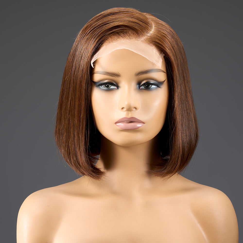 5*5 SDD VIETNAM BONE STRAIGHT BOB WIG 10"